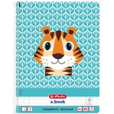 Herlitz Blok kolegij A4 80 listova karo, Tigar, | shoptok.hr