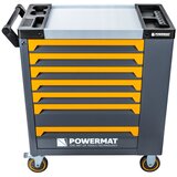 Powermat radionička kolica za alat PM-SN-261MP, 7 ladica i bočni ormarić, bez alata | shoptok.hr
