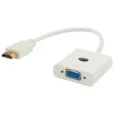 CL-27B video cable adapter 0.1 m HDMI Type A (Standard) VGA (D-Sub) White