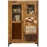 Landscape VISOKA KOMODA, rjava, večbarvno, naravne barve, barve akacije | Shoptok.si