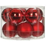 Mica Decorations Božićne kuglice (Svijetlo crvena, Staklo, Promjer: 6 cm, 10 Kom.) | shoptok.hr