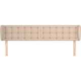  Uzglavlje s ušima boja cappuccina 203x23x78/88 cm umjetna koža | shoptok.hr