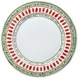 Tognana set plitkih tanjira soho, 27 cm, 6 komada, belo-zeleni Cene