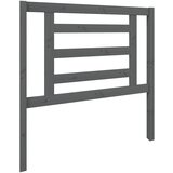 Uzglavlje za krevet sivo 96 x 4 x 100 cm od masivne borovine | shoptok.hr