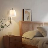  Brilagi - LED zidna lampa RAYA 1xE14/40W/230V + LED/3W bela/mat hrom | Eponuda.com