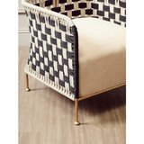 Premier Housewares Crno-bijela fotelja Satna – | shoptok.hr