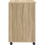  Stol s kotačićima s ladicama Sonoma hrast 91 x 50 x 77 cm | shoptok.hr