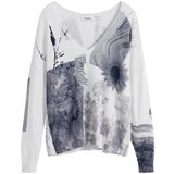 Desigual Pulover siva / antracit siva / bijela Cijene