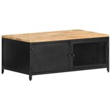  Klubska mizica 90x50x37 cm trden robusten mangov les Cene