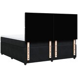  Krevet s oprugama i madracem crni 200x200 cm baršunasti | shoptok.hr