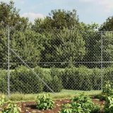  Žičana ograda s prirubnicom srebrna 2,2 x 25 m