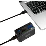 Logilink USB 3.0 hub, with all-in-one card reader, black, CR0042 | ePonuda.com