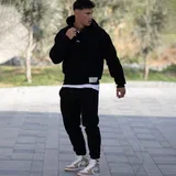Spodnji deli trenirke DYLAN JOGGING Črna