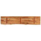 vidaXL zidna polica 120x20x2 5 cm pravokutna bagremovo drvo živi rub | shoptok.hr