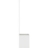 vidaXL Vrtni Sadič s Dekorativnom Pločom Bijela 32 x 140 cm | shoptok.hr