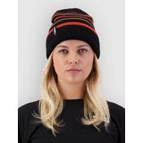 Mons Royale Stripey Merino Kapa black / sun orange / tan | Shoptok.si
