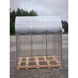  Modularni čelični plastenik Cucumber,8 mx2.10m, samo okvir, razmak između lukova 0.67m Slike