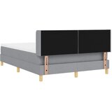  Krevet s opruga kutije Svijetlo siva 200 x 160 cm tkanina | shoptok.hr