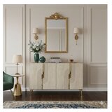 Hanah home konzola meyra 120 white travertine gold | Eponuda.com