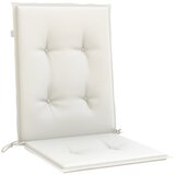  Jastuci za stolice 6 kom prošarano krem 100x50x4 cm tkanina | shoptok.hr