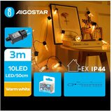 Aigostar LED spoljašnja dekorativna girlanda 10xLED/3m IP44 topla bela Cene
