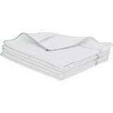  Krpe za čišćenje 50 kom bijele sa zelenim prugama 50 x 60 cm | shoptok.hr