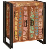  Noćni ormar Šareni 66 x 35 x 76 cm masivno obnovljeno drvo | shoptok.hr