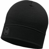 Buff Merino Lightweight Beanie Solid Black Cene