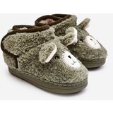 Boto Children's insulated slippers with green bear Eberra | ePonuda.com