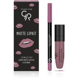 Golden Rose set matte lip kit blush pink