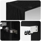 Kupaonski ormar s ogledalom Zidne Crni hrast 80 x 14.5 x 70 cm | shoptok.hr