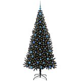  Božićno drvce Crna 210 cm PVC | shoptok.hr