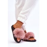 Boto Women's Rubber Slippers With Fur Pink Lucrece | Shoptok.si