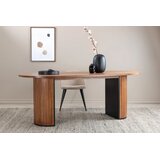 Venture Home Bianca ovalni blagovaonski stol 200 × 90 cm, boja oraha | shoptok.hr