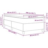  Vzmetnica s podlogo modra 80x200 cm kordna tkanina, (22083227) | Shoptok.si