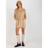 RUE PARIS Tunic-RP-TU-8189.00X-Beige | shoptok.hr