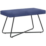  Klupa Policijska plava 80 x 40 x 45 cm Baršun | shoptok.hr