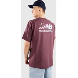 Athletics Multi Color Logo T-shirt faded plum