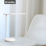 COLORWAY LED Stolna Lampa s Ugrađenom Baterijom Bijela | shoptok.hr