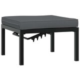  4-dijelni set vrtnih sofa s jastucima crni aluminijski | shoptok.hr