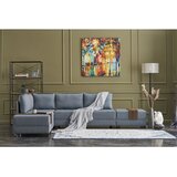 Atelier Del Sofa Fly Left ugaona garnitura na razvlačenje 210 × 280 cm, plava | Eponuda.com