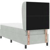  Krevet s opruga kutije Svijetlo siva 200 x 80 cm Baršun | shoptok.hr