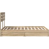  Krevet s od storage Sonoma hrast 120 x 200 cm Konstruirano drvo | shoptok.hr