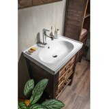 Sapho Smeđi ormarić bez umivaonika od masivne smreke 56x83 cm Brand – | shoptok.hr