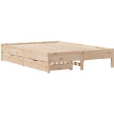vidaXL Okvir kreveta bez madraca 135 x 190 cm od masivne borovine Cijene