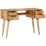 vidaXL Radni stol s ladicama 110x47x76 cm masivno drvo manga | shoptok.hr