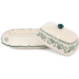 S|P Collection Zelena/slonokoščena porcelanasta posoda za maslo Cyril – | Shoptok.si
