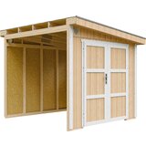 Timbela Vrtna hišica vrhunske kakovosti 5,9 m² - V231x248x294 cm - Brez tal in stranske stene - M938B-HARVEST HONEY, (5000117215) | Shoptok.si