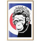  Plakat - Monkey Queen 29.7x42 Zlatni okvir s margom | shoptok.hr