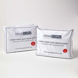 HOMESCAPES Luxury White Duck Down 13,5 Tog All Seasons odeja, 230x220 cm, (20750131) Cene